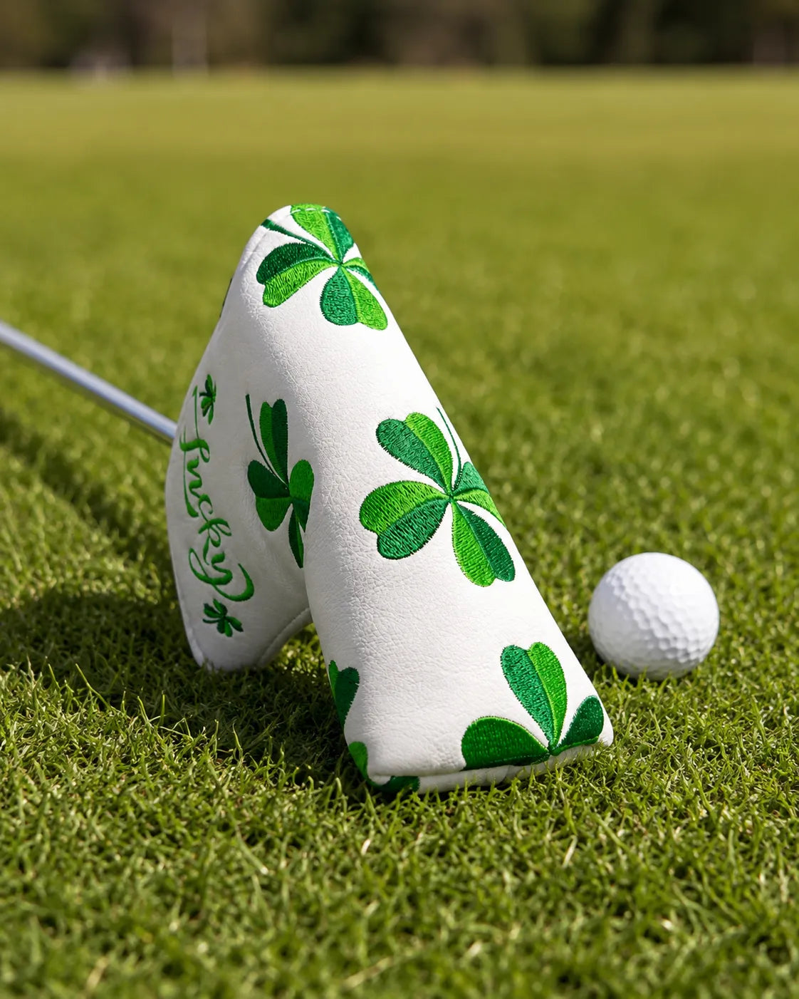 Lucky Clover Blade Putter Cover