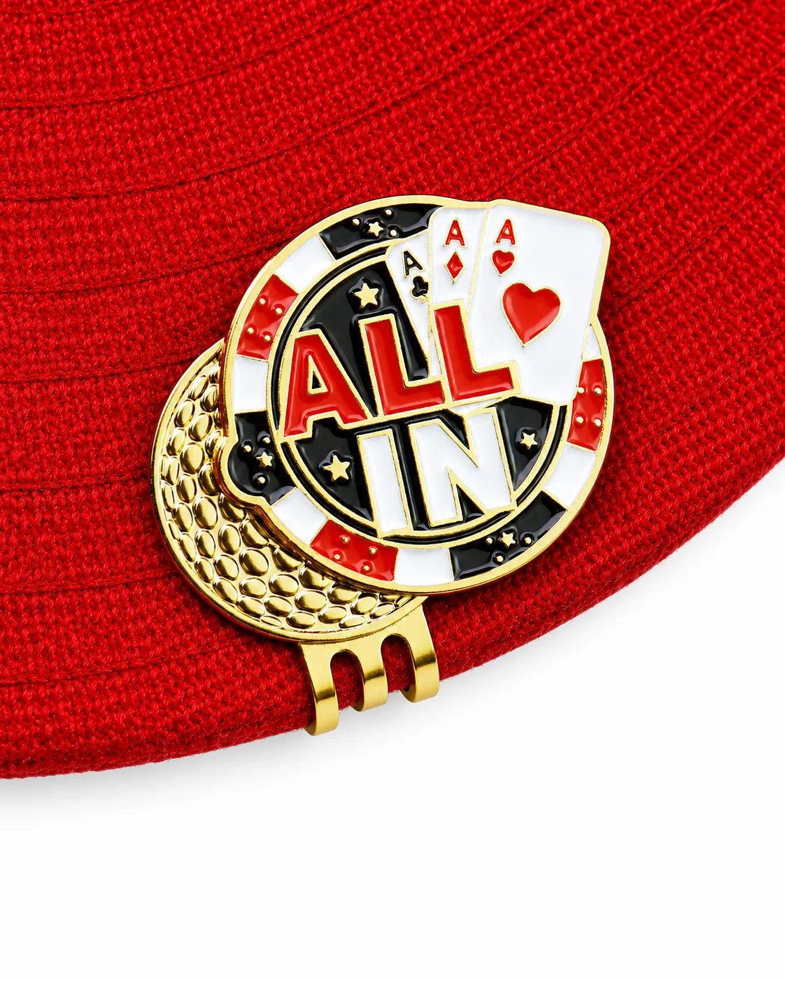 Metal Hat Clip Golf Ball Marker - All In