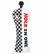Checkerboard Hole In One Golf Headcover