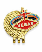 Metal Hat Clip Golf Ball Marker - Vegas Nights