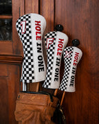 Checkerboard Hole In One Golf Headcover