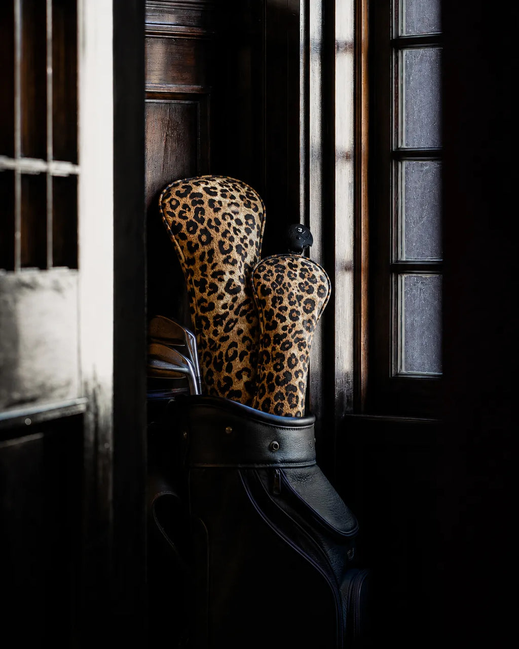 Plush Leopard Golf Headcovers
