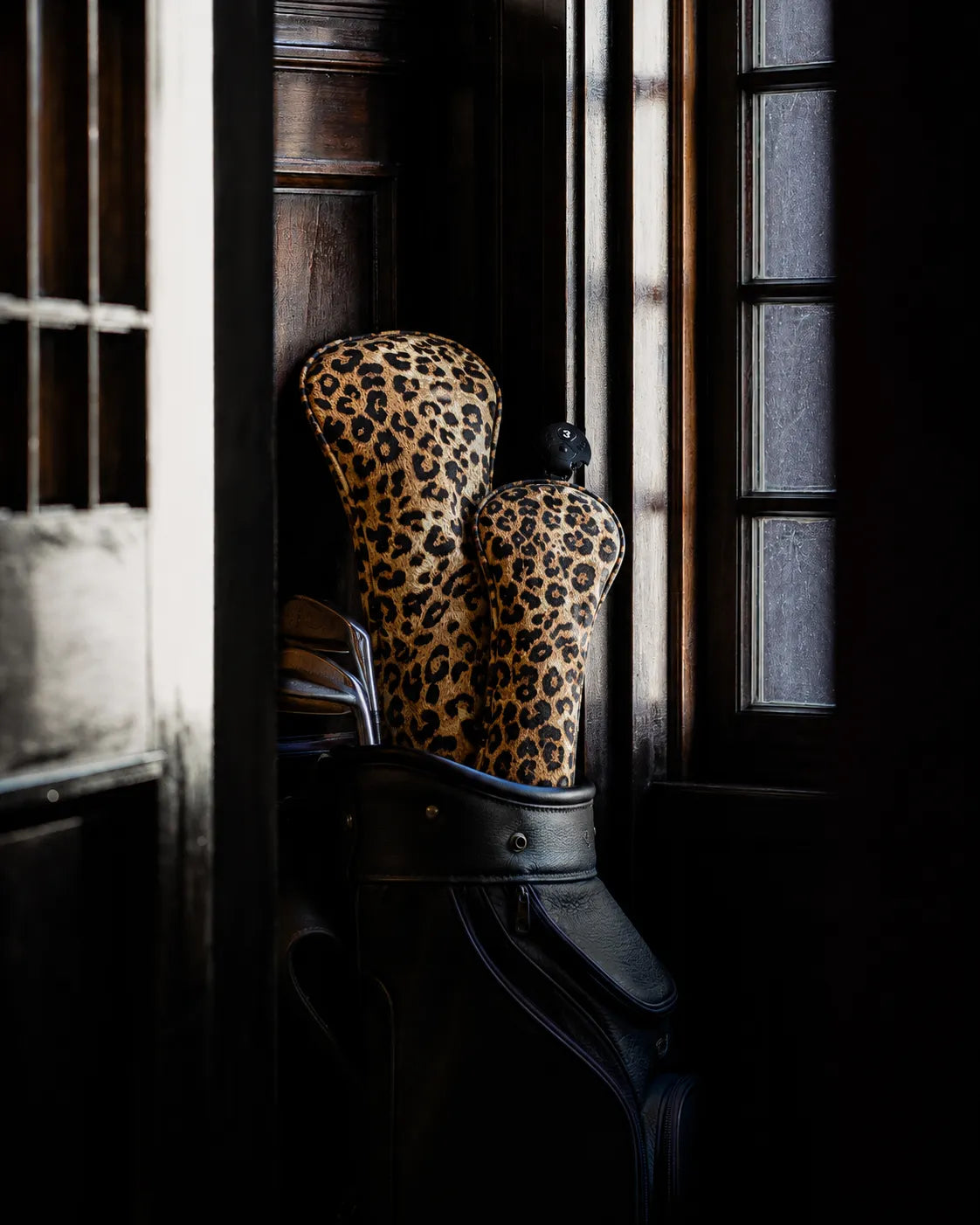 Plush Leopard Golf Headcovers