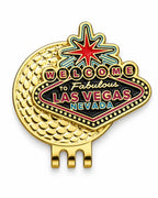 Metal Hat Clip Golf Ball Marker - Fabulous Las Vegas