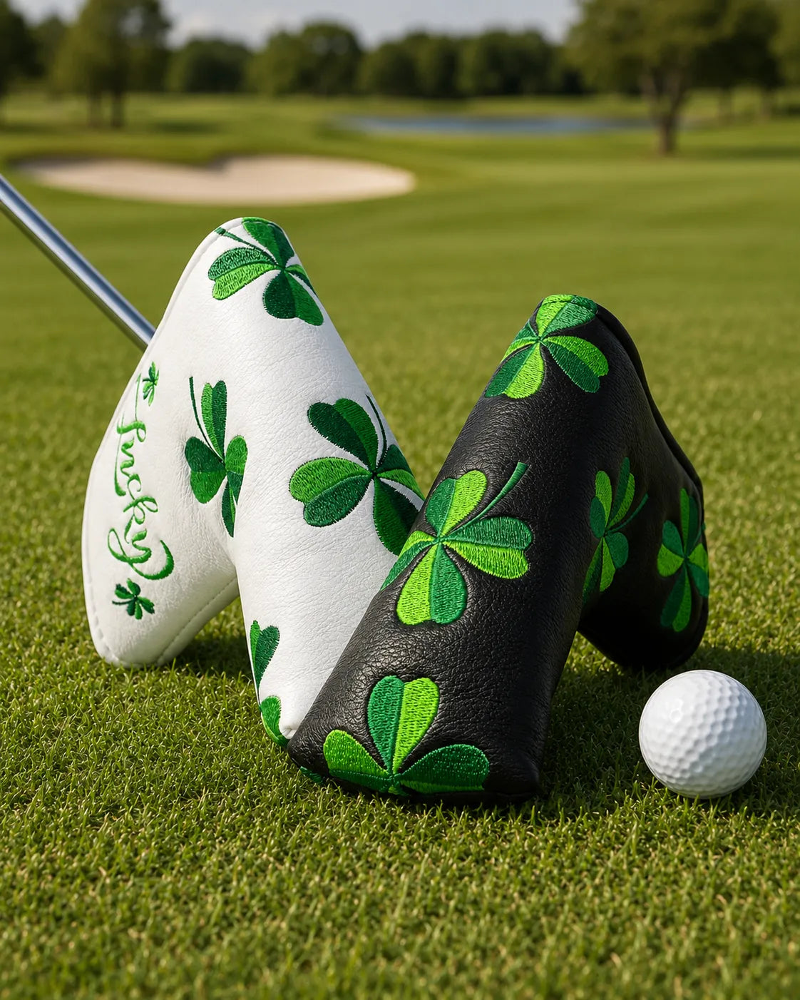 Lucky Clover Blade Putter Cover