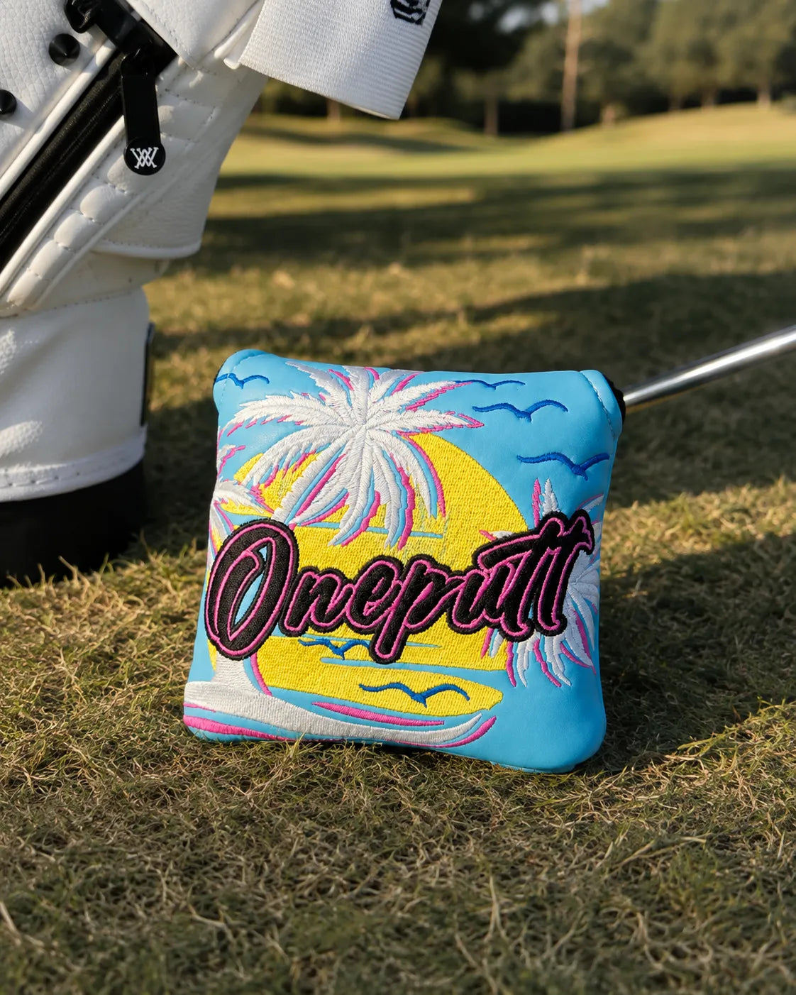 Neon Sunset Mallet Cover