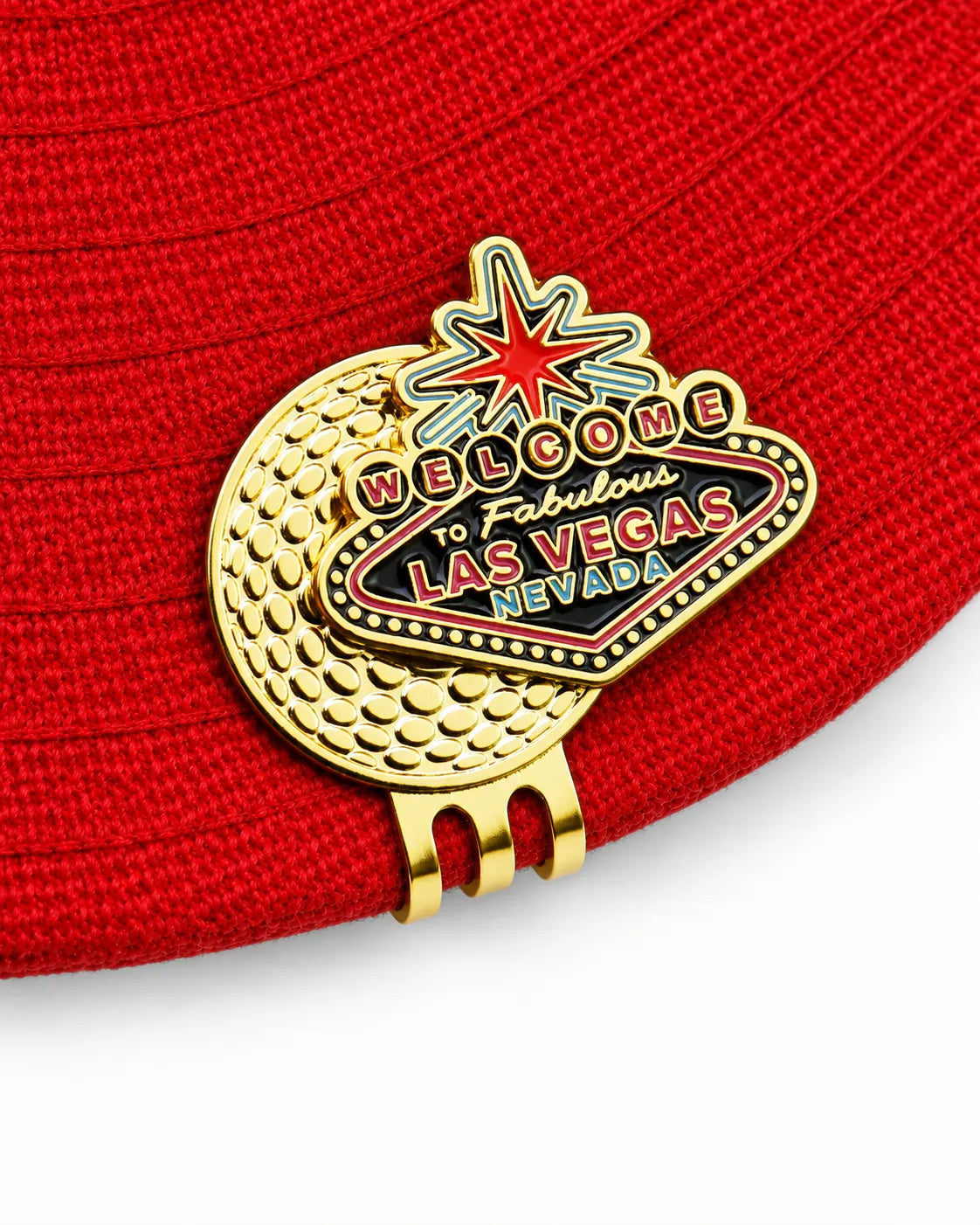 Metal Hat Clip Golf Ball Marker - Fabulous Las Vegas
