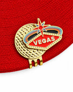Metal Hat Clip Golf Ball Marker - Vegas Nights