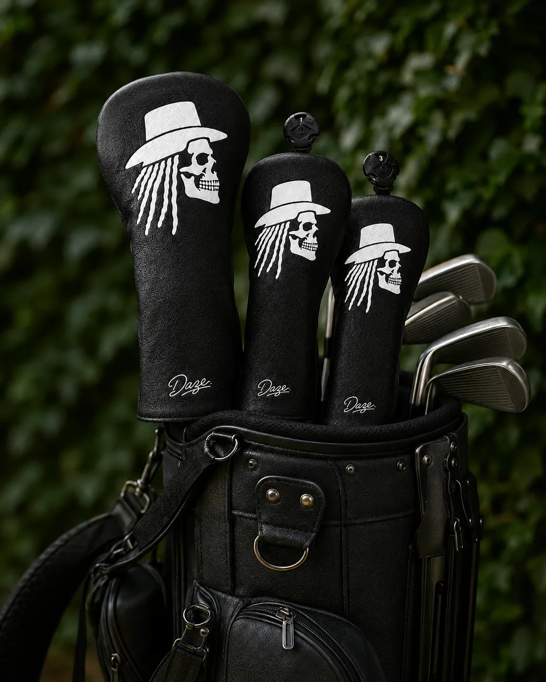 Daze dreadlock Skull Golf Headcovers