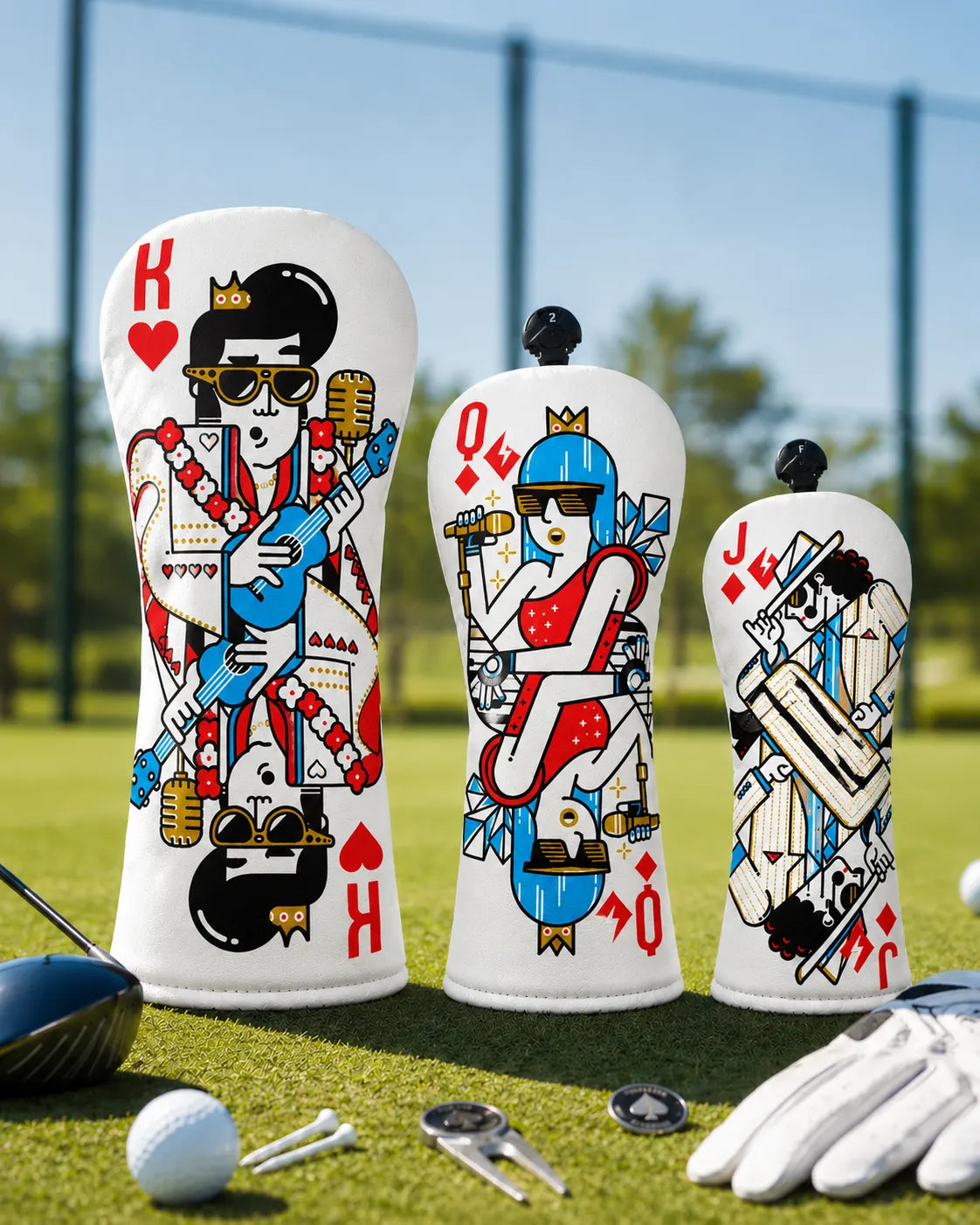 Royal Deck KQJ Golf Headcover