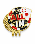 Metal Hat Clip Golf Ball Marker - All In