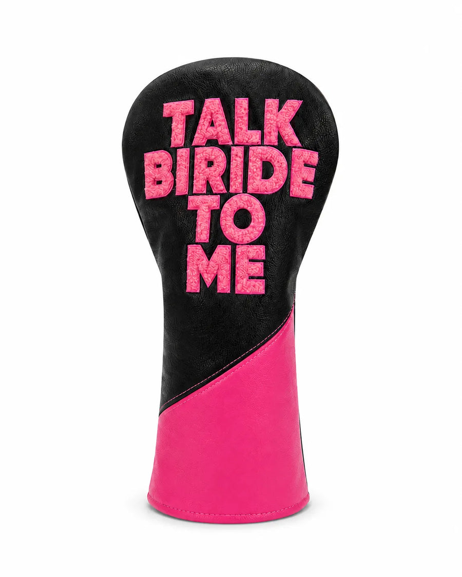 Talk Birdie to Me Golf Headcover