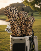 Plush Leopard Golf Headcovers