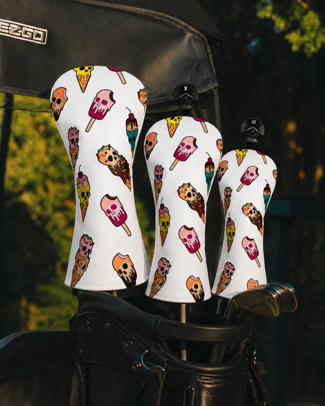 Skull Scoop Golf Headcover