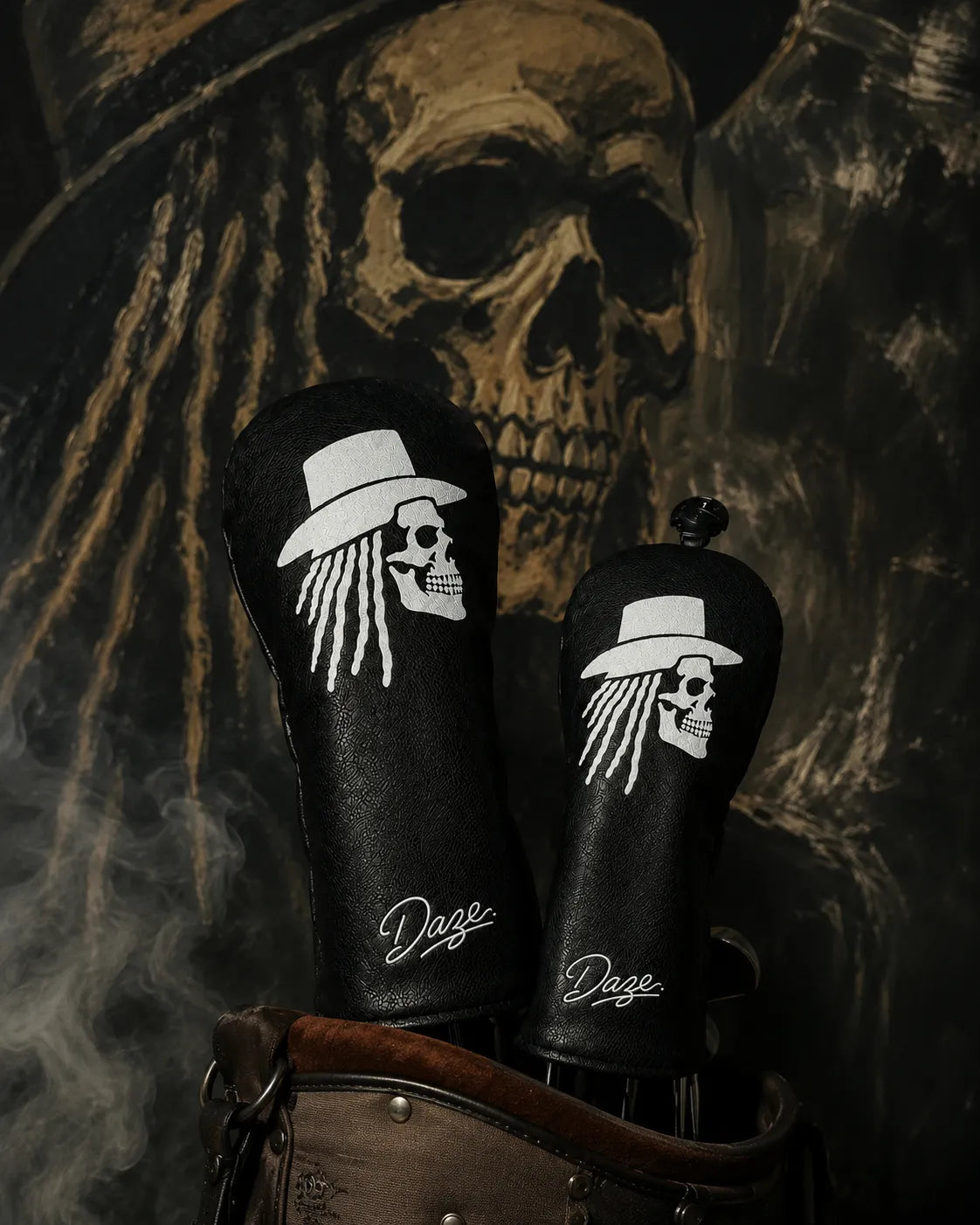 Daze dreadlock Skull Golf Headcovers