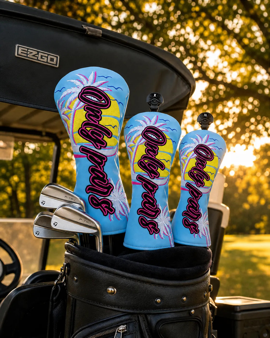 Neon Sunset  Golf Headcover