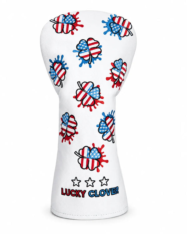 Stars & Stripes Lucky Clover Golf Headcover