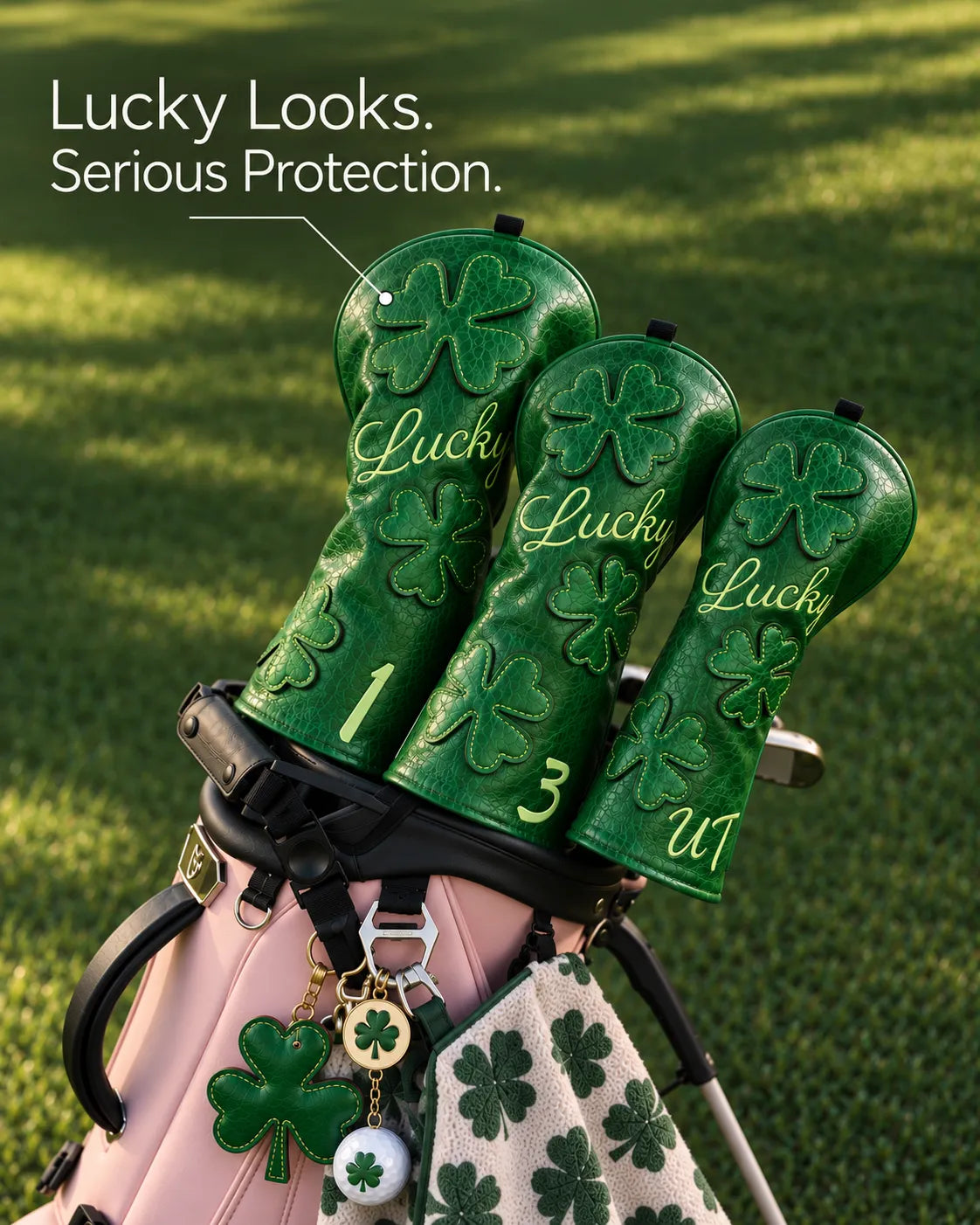 Lucky Clover Golf Headcover