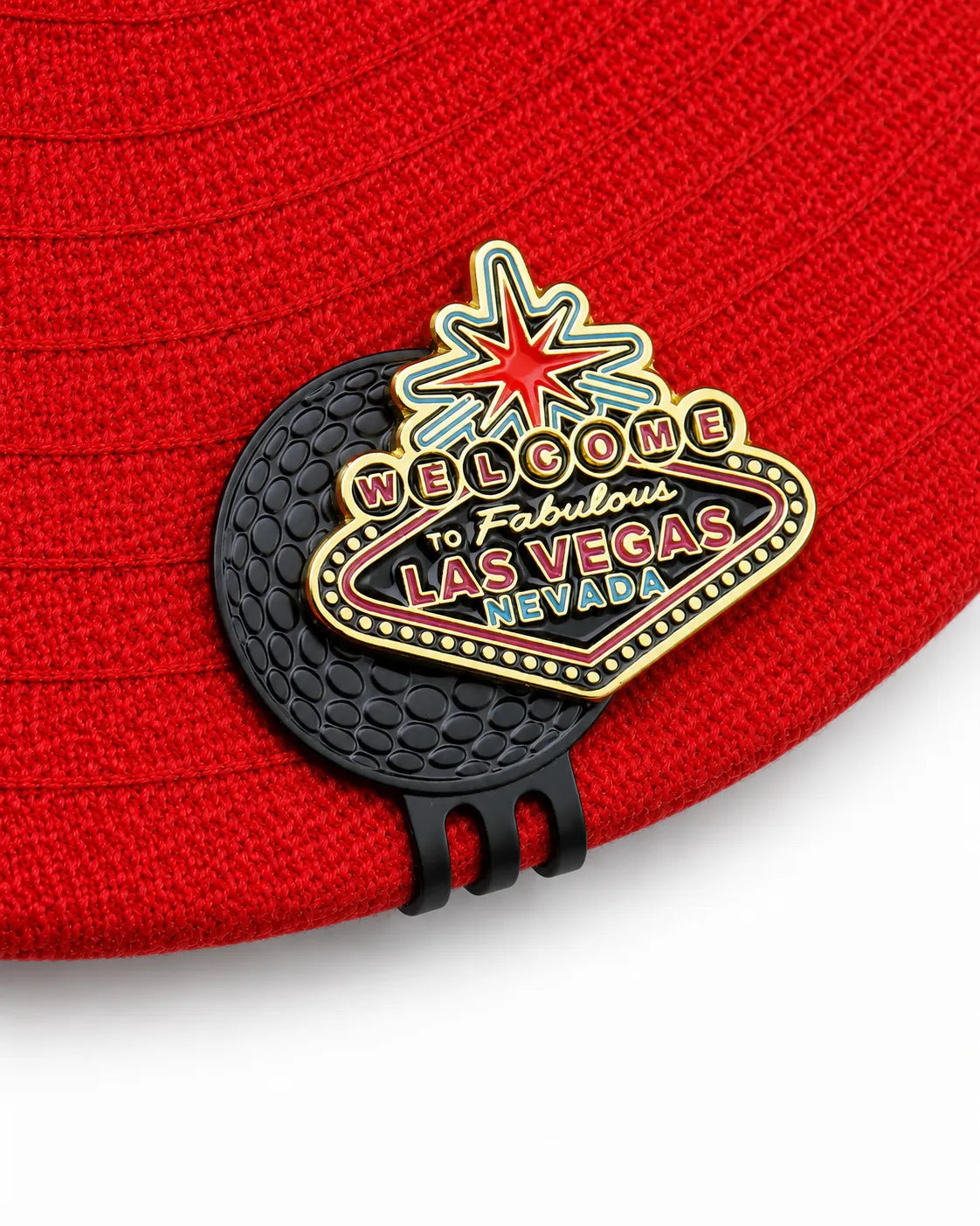 Metal Hat Clip Golf Ball Marker - Fabulous Las Vegas
